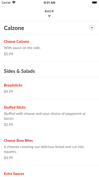 Brothers Pizza Company Screenshot