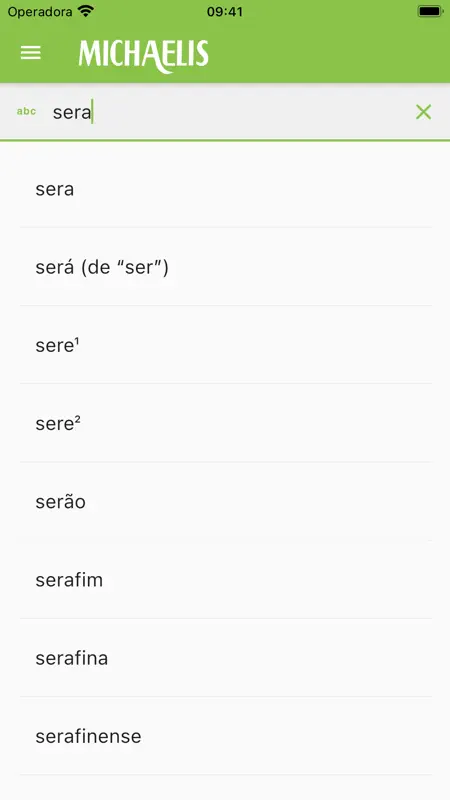 Dicionário Michaelis Português screenshot 2 of 5