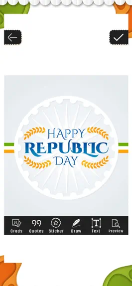 Game screenshot Republic Day Cards & Frame hack
