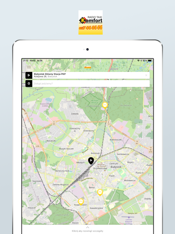 Screenshot #6 pour Komfort Taxi Białystok