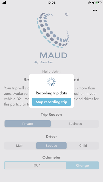 MAUD Connect Screenshot