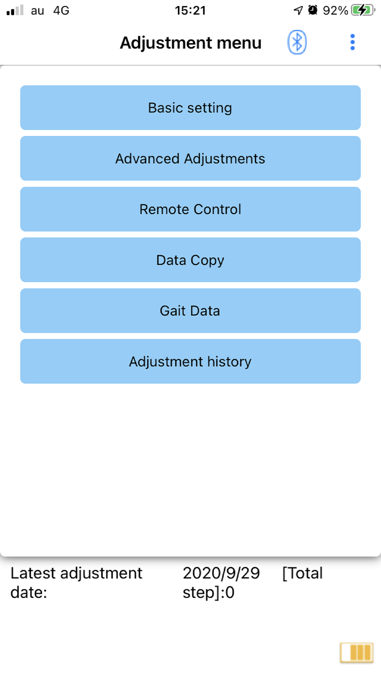 ALLUX2 Adjustment app