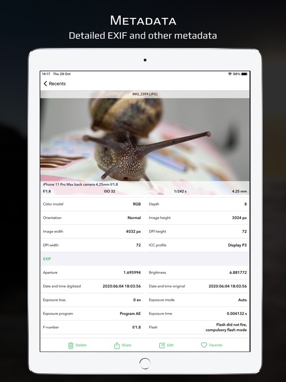 Screenshot #6 pour MetaMaster: Beyond the EXIF