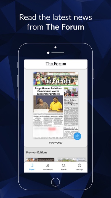 The Forum E-paper Screenshot