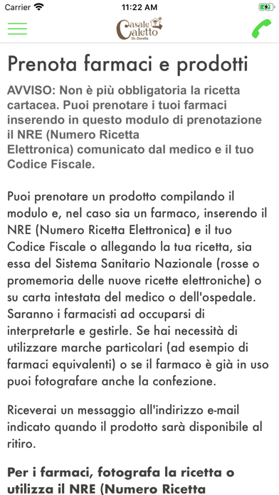 Farmacia Casale Caletto Screenshot