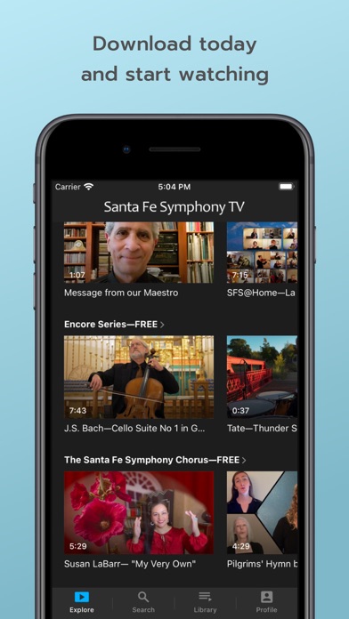The Santa Fe Symphony Screenshot