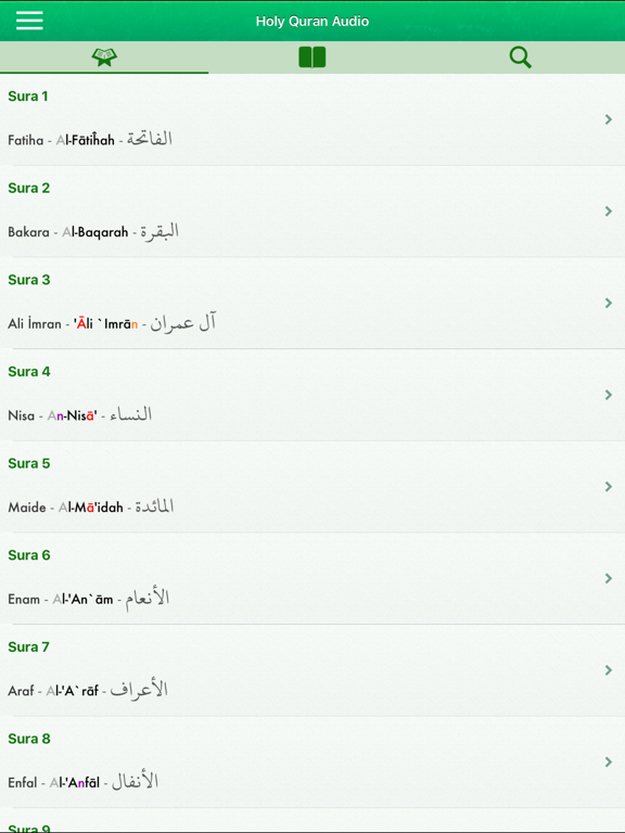 Screenshot #4 pour Kuran Ses Pro Türkçe, Arapça