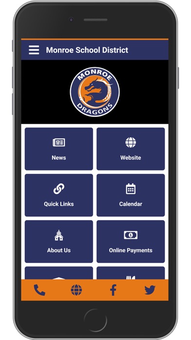 Monroe School District (OR) Screenshot