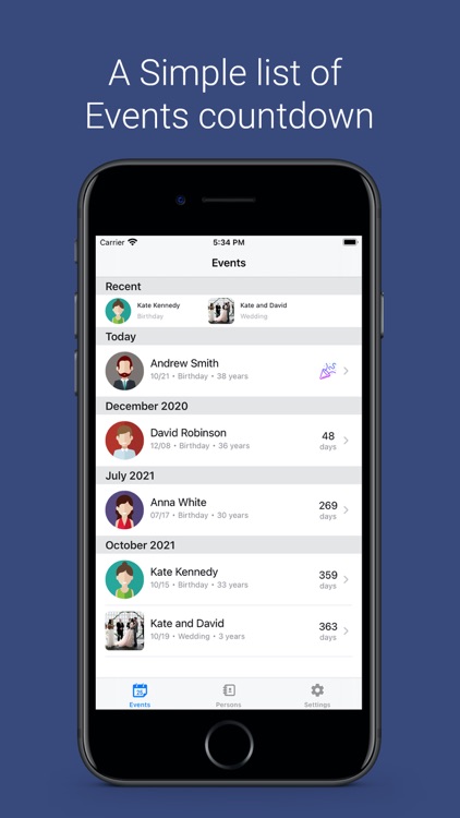 Days Go By: Birthday Reminder