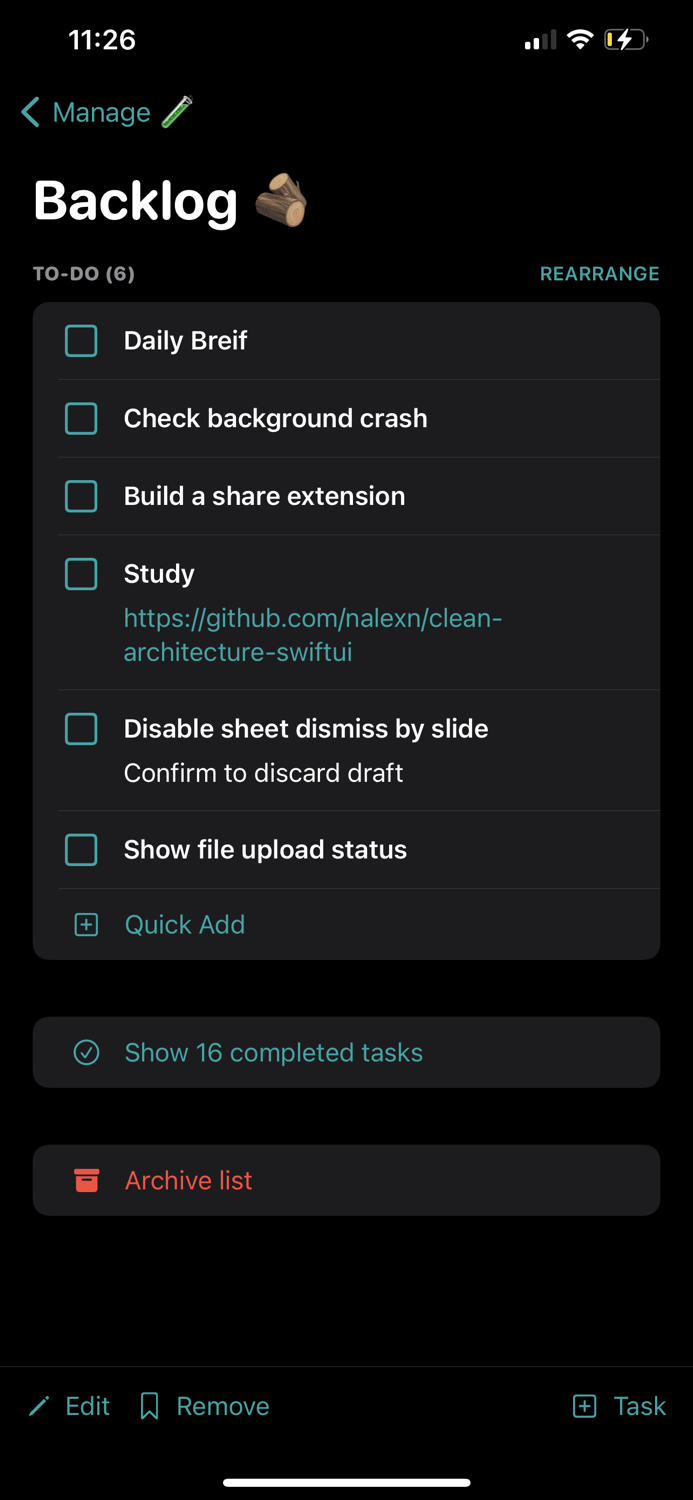 Manage Tasks Docs and Events
