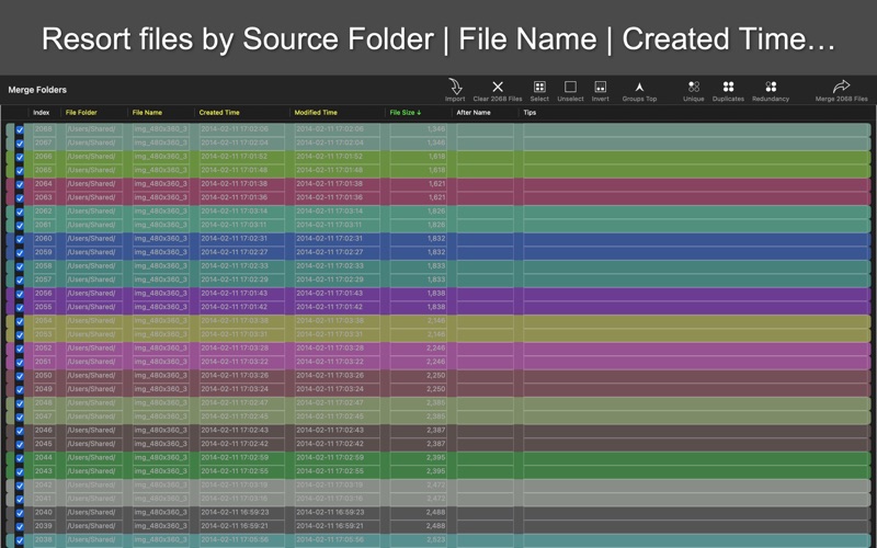 Screenshot #2 pour Merge Folders