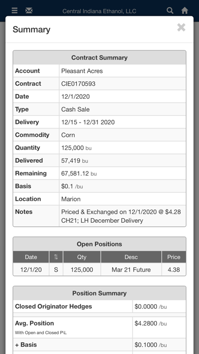 Central Indiana Ethanol Screenshot