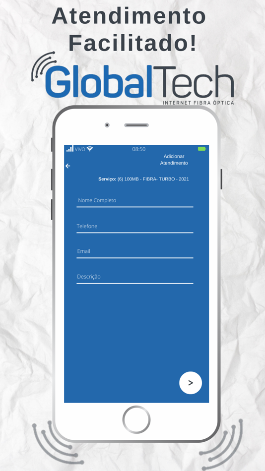 #8. GlobalTech Telecom (iOS) By: HubSoft