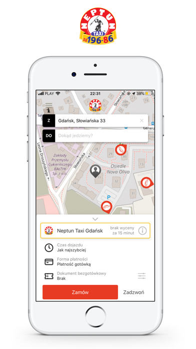 Screenshot #2 pour Neptun Taxi Gdańsk 19686