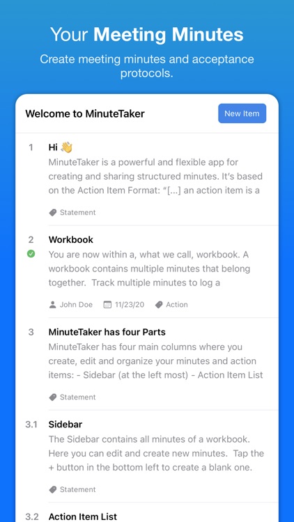 MinuteTaker 3