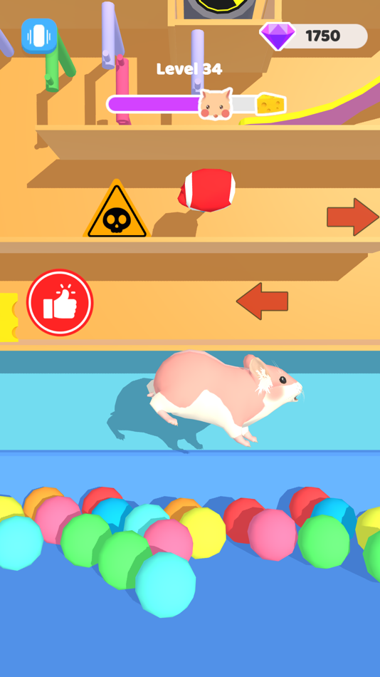 #2. Hamster Maze Run (iOS) Podle: 庆龙 刘