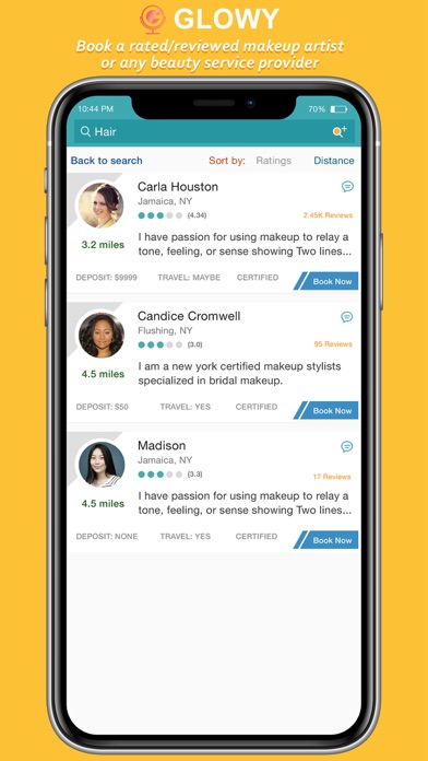 Glowy: Book Beauty Services Screenshot