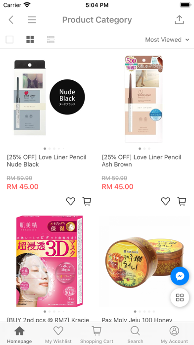 4allbeauty - Online Shop Screenshot