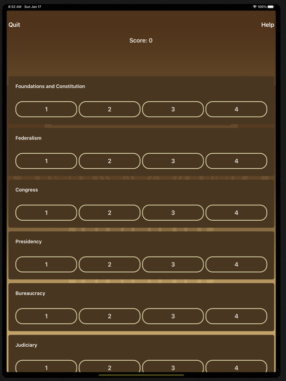 Screenshot #6 pour iScore5 AP U.S. Government