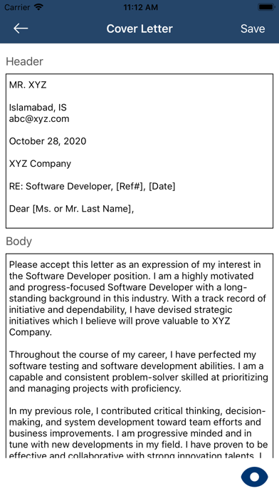 Easy CV & Cover Letter Makerのおすすめ画像8