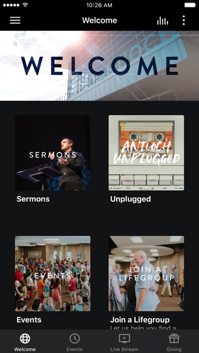 Antioch Community Church Waco Screenshot