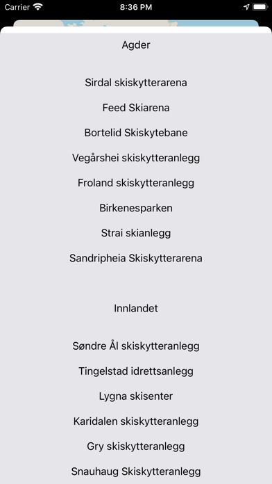 Skiskytterbaner Screenshot