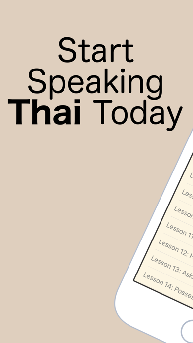 Pocket Thai Speaking Screenshot