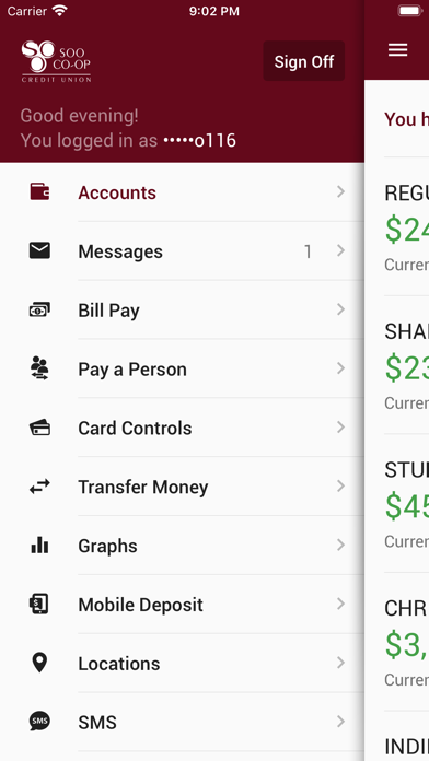 Soo Co-op Mobile Banking Screenshot