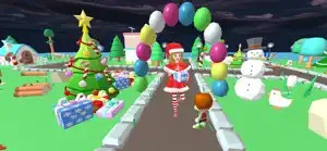 Christmas Santa Girl Car Drive screenshot #2 for iPhone