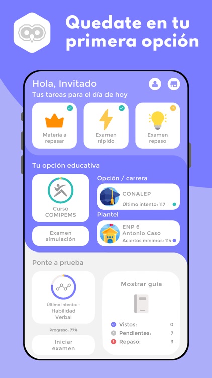Sí Me Quedo | Examen Admisión