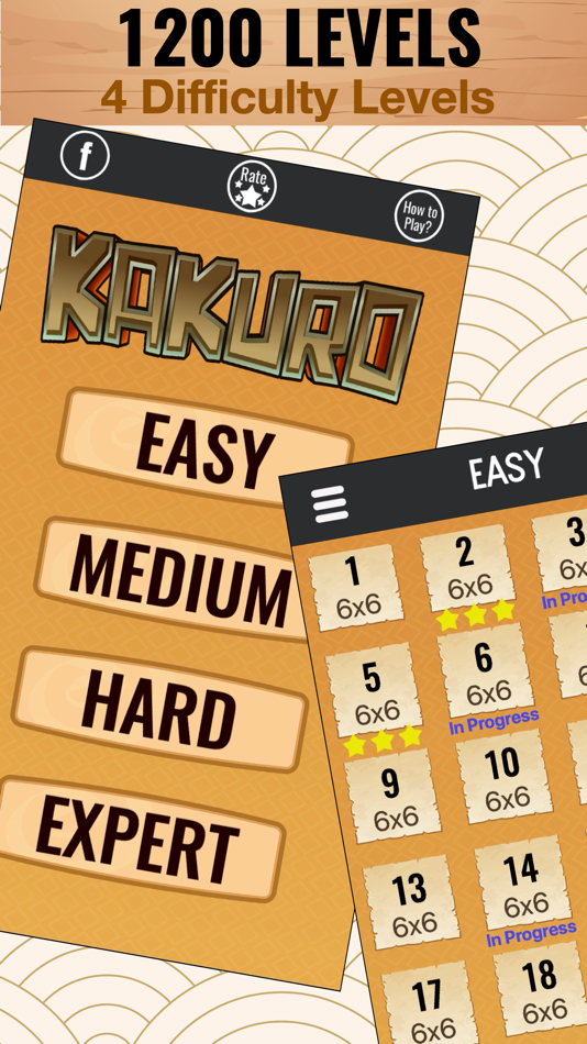 #2. Kakuro Cross Sums Puzzles (iOS) 由: JIRAPAS TONGTHONG