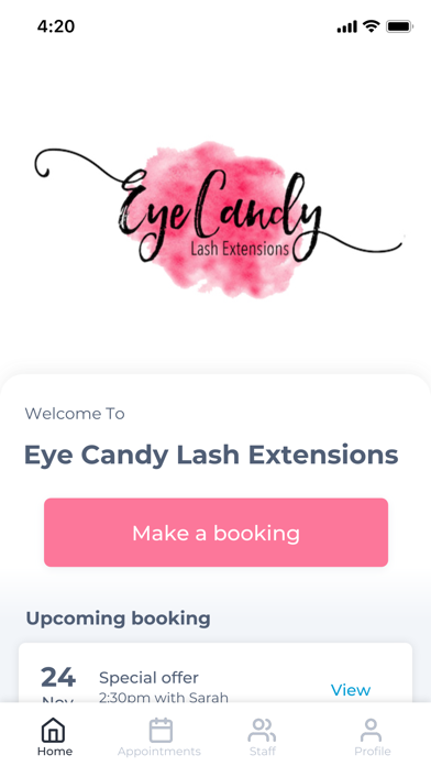 Eye Candy Lash Extensions Screenshot