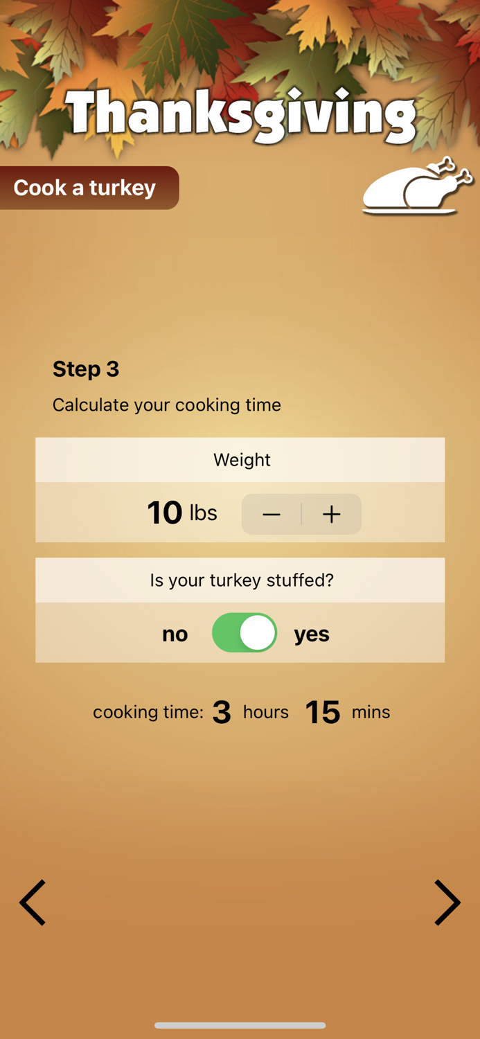 Thanksgiving App
