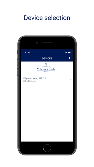 Villeroy & Boch Pro App Screenshot