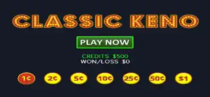 Keno Classic - Vegas Casino screenshot #1 for iPhone