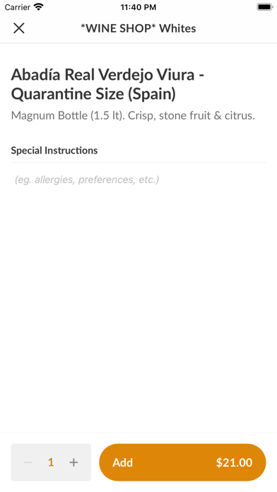 Alison Restaurant Screenshot