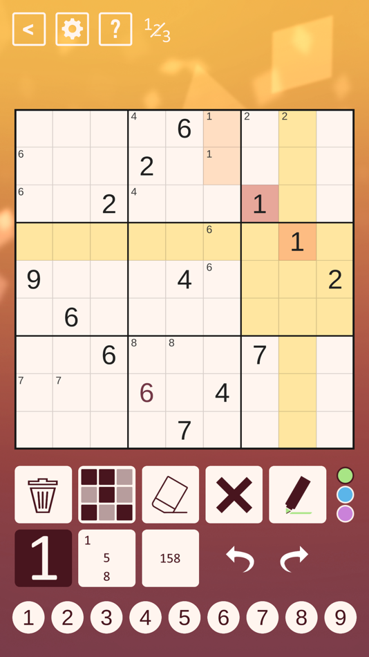#1. Miracle Sudoku (iOS) By: Nick Carney