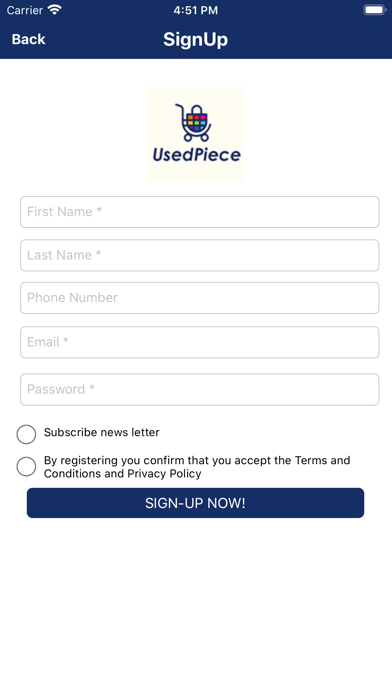 UsedPiece- Buy & Sell Products Screenshot