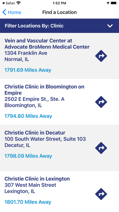 Christie Clinic Screenshot