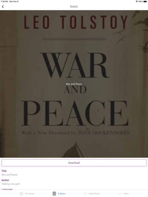 Screenshot #5 pour Gutenberg | eBook Reader