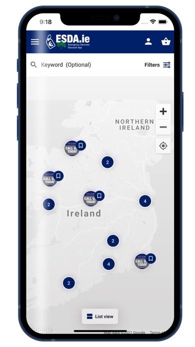 ESDA Ireland Screenshot