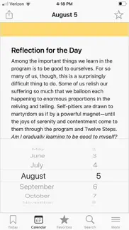 a day at a time meditations iphone screenshot 4