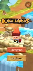 Kana Heroes: Hiragana&Katakana screenshot #1 for iPhone