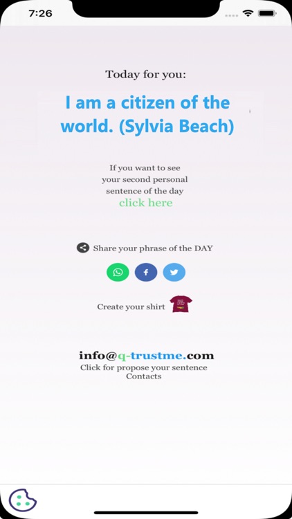 Your Daily Quote, Day Aphorism