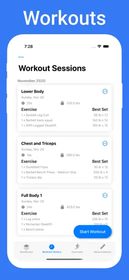 Game screenshot Lifting Log - Workout Tracker hack