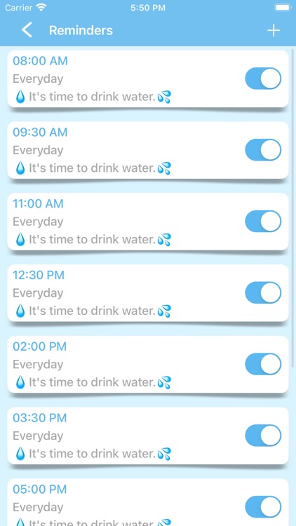 Drink Water - Daily Reminders