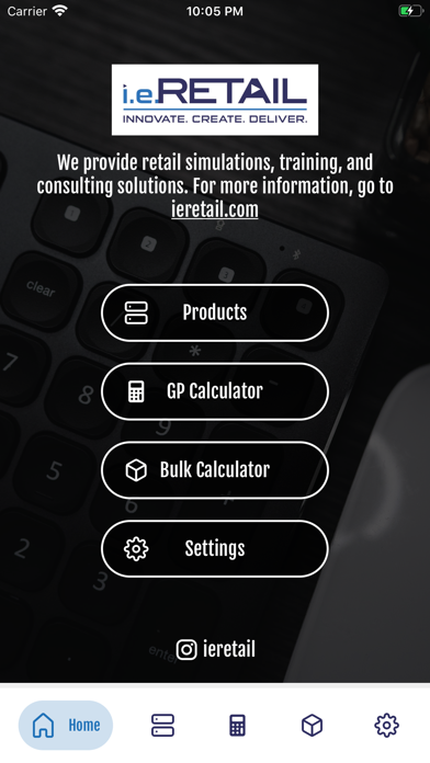 ieRetail Pro Calculator Screenshot
