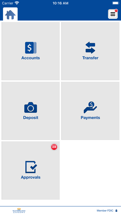 Royal Business Bank - Business Screenshot