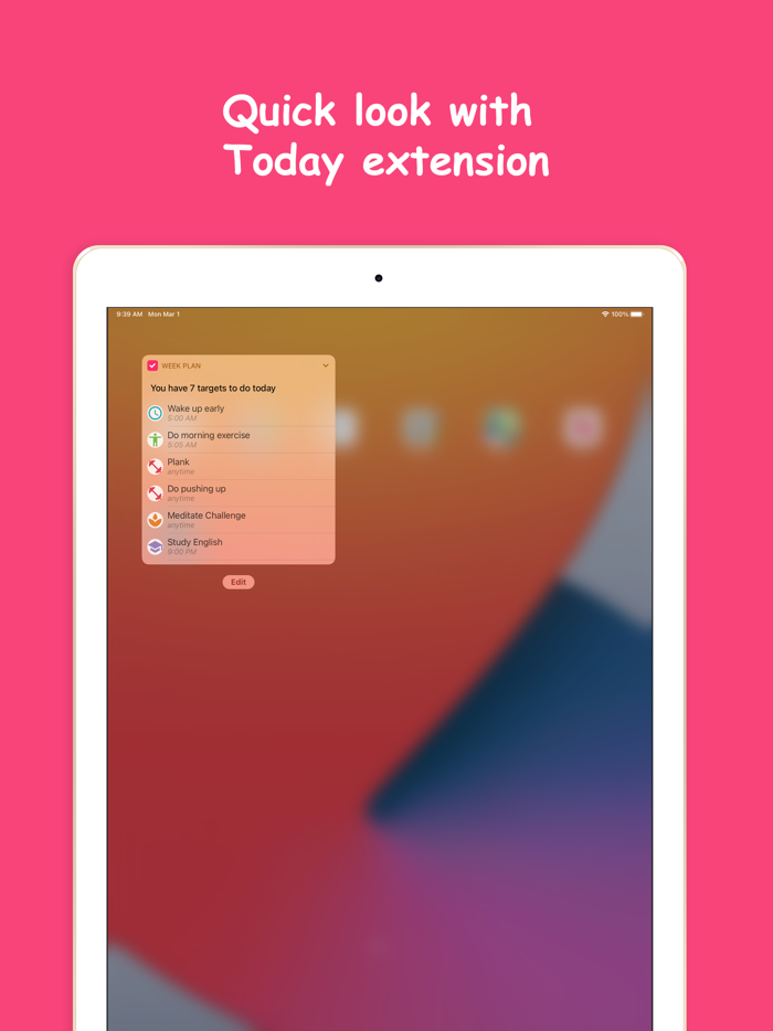Week Plan - Organize your life