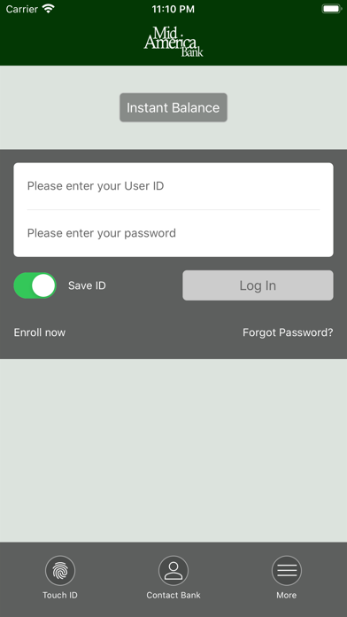 Mid America Bank Mobile Screenshot